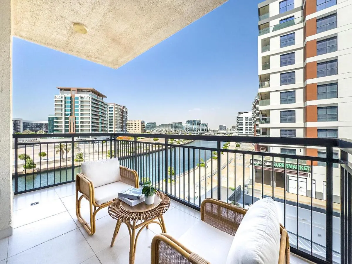Apartament Designer'S Finishing - Rooftop Pools - Modern Oasis - Family Heaven - Full Canal Views - Sunset Raha Views - 2 Min Walk From Space42 Arena Abu Zabi